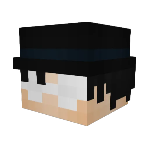 KingEndymion Minecraft avatar head, 3D render
