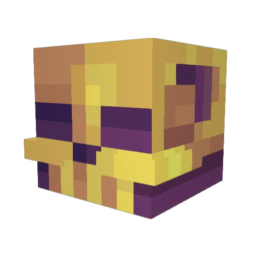 KingFatality Minecraft avatar head, 3D render