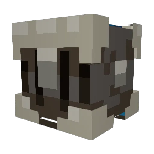 KingFisher47 Minecraft avatar head, 3D render