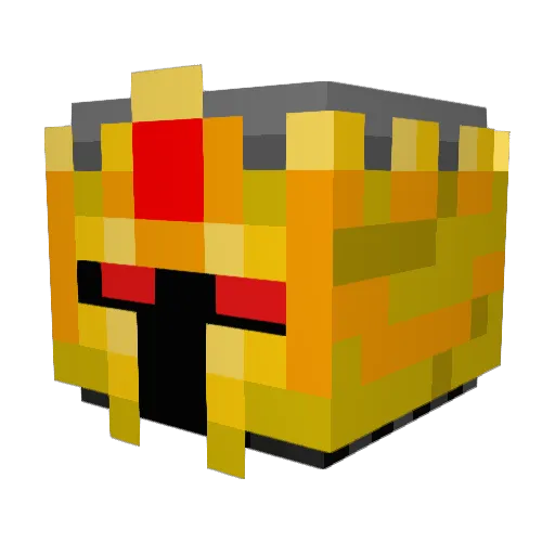 KingFleer Minecraft avatar head, 3D render