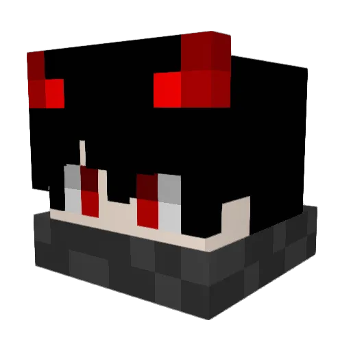 KingFordzz Minecraft avatar head, 3D render