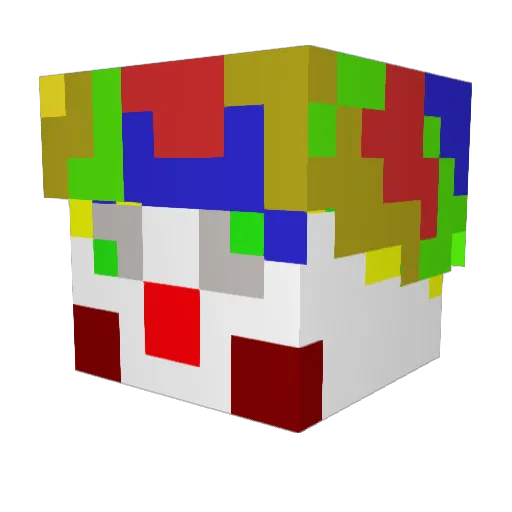 KingGGnom Minecraft avatar head, 3D render