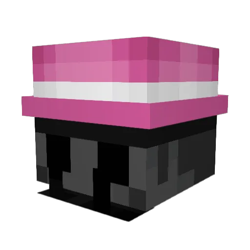 KingGLP69 Minecraft avatar head, 3D render
