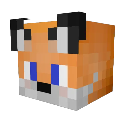 KingGairu Minecraft avatar head, 3D render