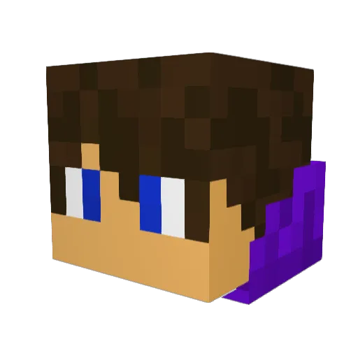 KingGamer225 Minecraft avatar head, 3D render