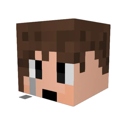 KingGargwa Minecraft avatar head, 3D render