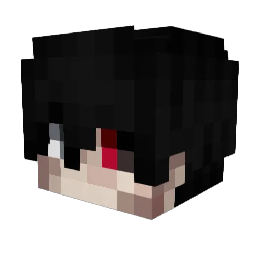 KingGeedorahhh Minecraft avatar head, 3D render