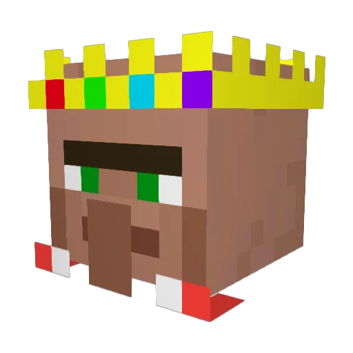 KingGen1178 Minecraft avatar head, 3D render