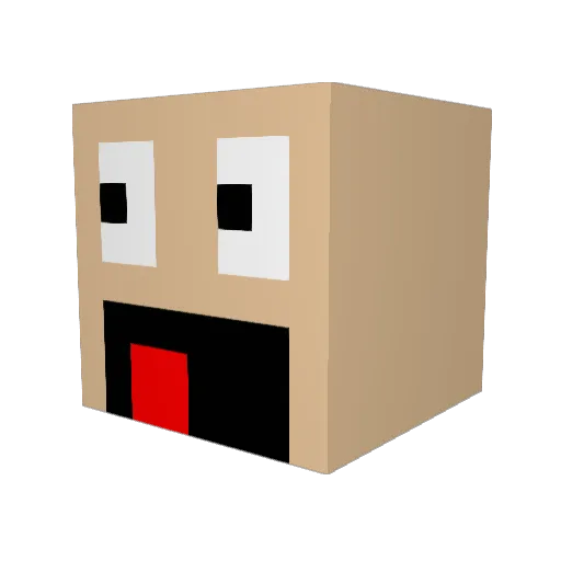 KingGiansUn Minecraft avatar head, 3D render