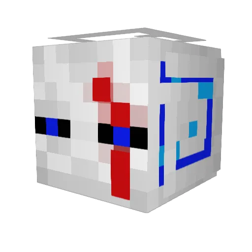 KingGiant24 Minecraft avatar head, 3D render