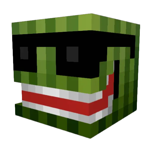KingGilli Minecraft avatar head, 3D render