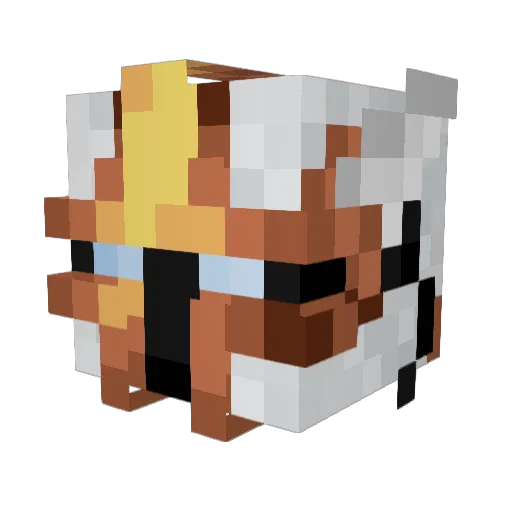 KingGoopert Minecraft avatar head, 3D render
