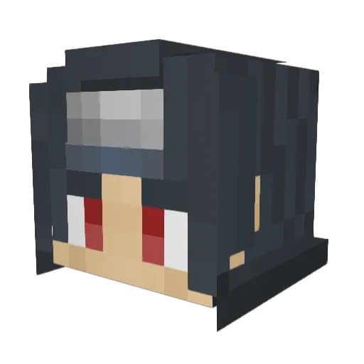 KingGute Minecraft avatar head, 3D render