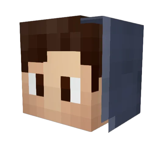 KingHakon Minecraft avatar head, 3D render