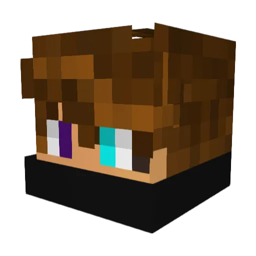 KingHendy Minecraft avatar head, 3D render