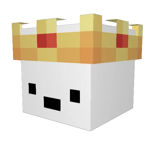 KingHenriii Minecraft avatar head, 3D render