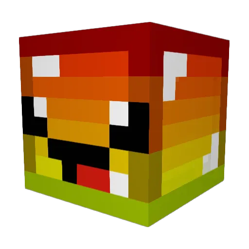 KingHilel Minecraft avatar head, 3D render