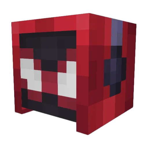 KingHope Minecraft avatar head, 3D render
