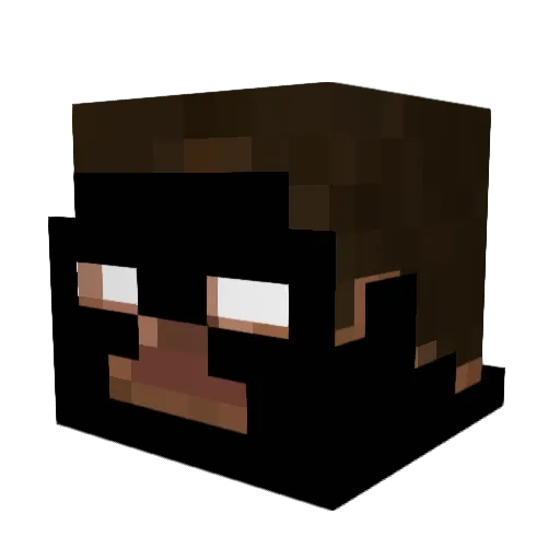 KingHydra12 Minecraft avatar head, 3D render