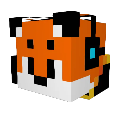 KingJack505 Minecraft avatar head, 3D render