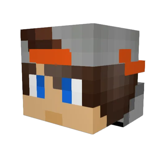 KingJay2005 Minecraft avatar head, 3D render