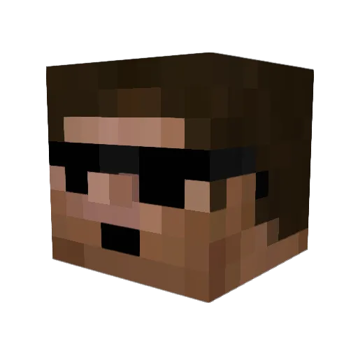 KingJay_II Minecraft avatar head, 3D render