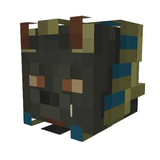 KingJayming Minecraft avatar head, 3D render