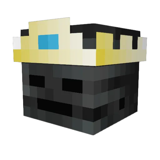 KingJean Minecraft avatar head, 3D render