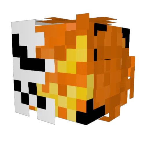 KingJeremiah007 Minecraft avatar head, 3D render