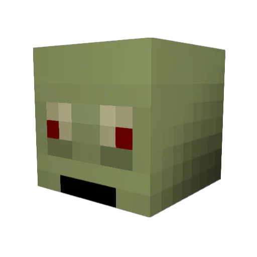 KingJoso Minecraft avatar head, 3D render