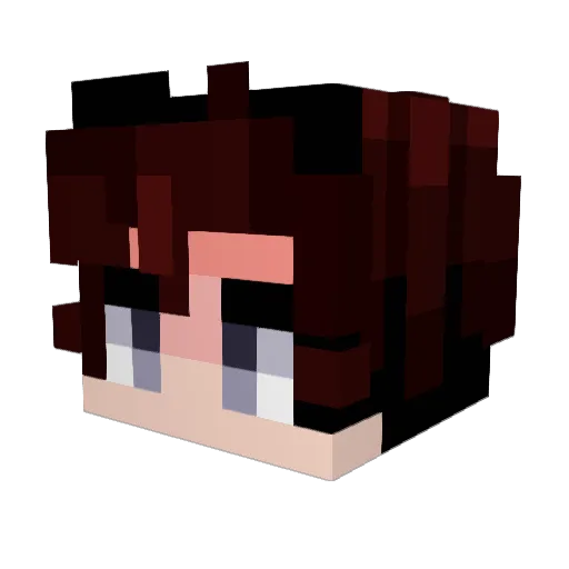 KingJulienGaming Minecraft avatar head, 3D render