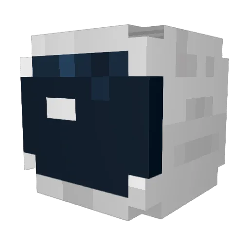 KingK25 Minecraft avatar head, 3D render