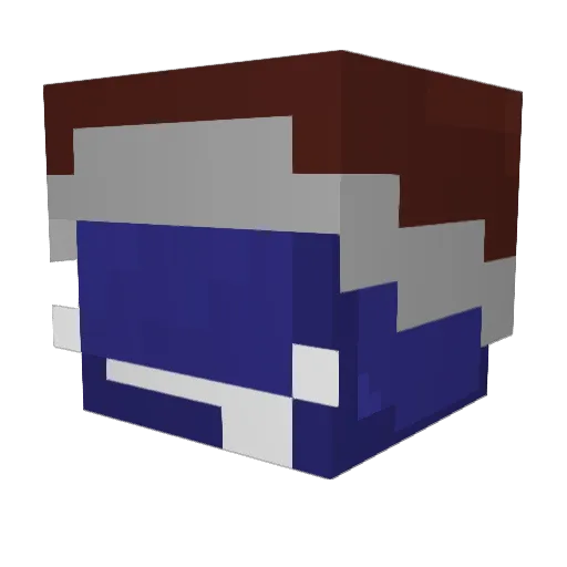 KingKeedie Minecraft avatar head, 3D render