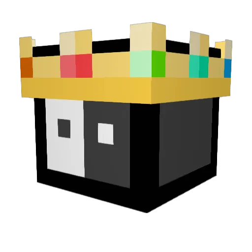 KingKevro Minecraft avatar head, 3D render