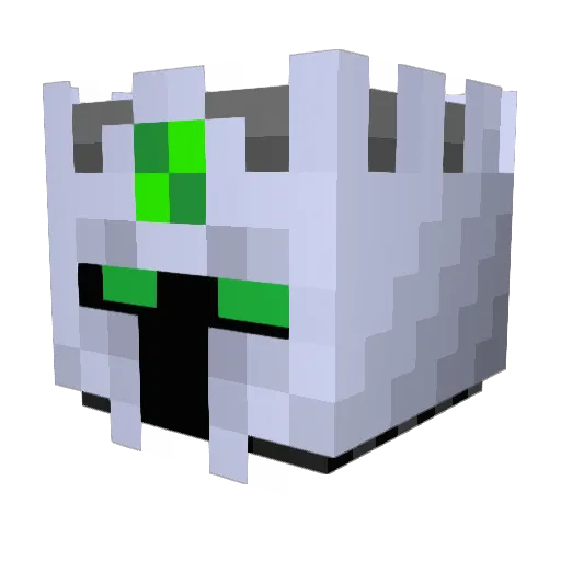 KingKing1 Minecraft avatar head, 3D render