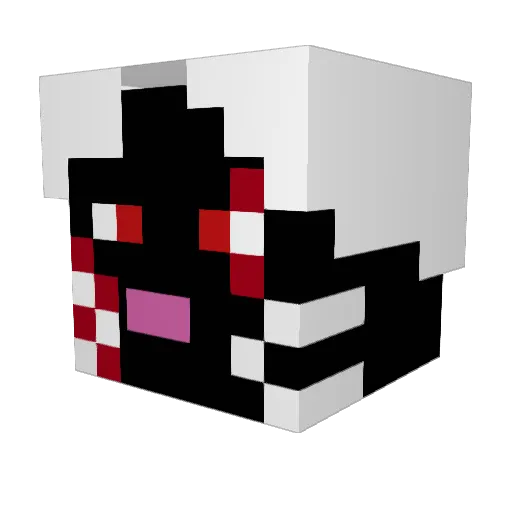 KingKivuli Minecraft avatar head, 3D render