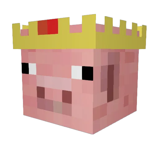KingKong325 Minecraft avatar head, 3D render