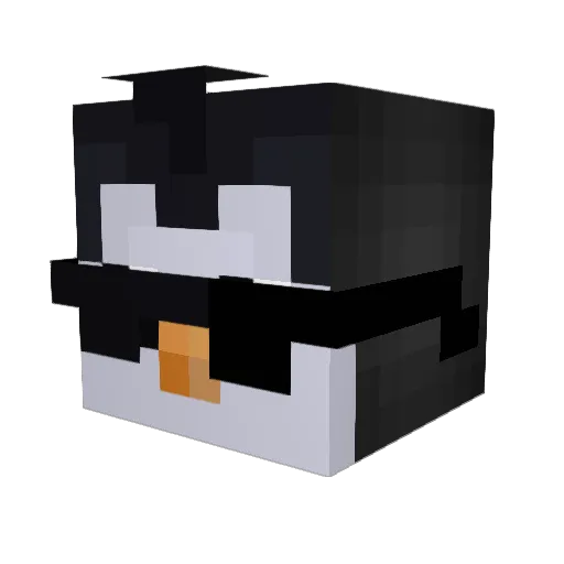 KingKongKoen08 Minecraft avatar head, 3D render