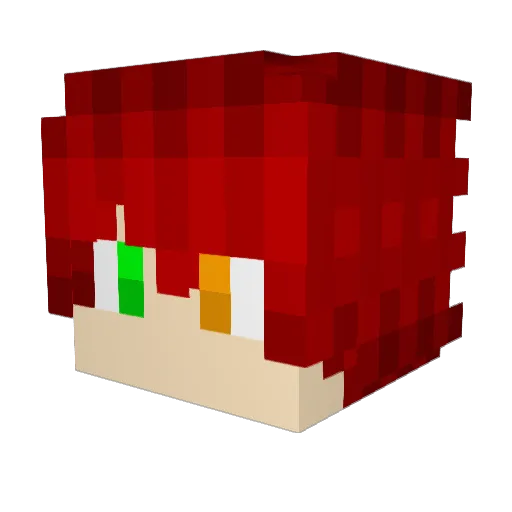 KingKung1234 Minecraft avatar head, 3D render