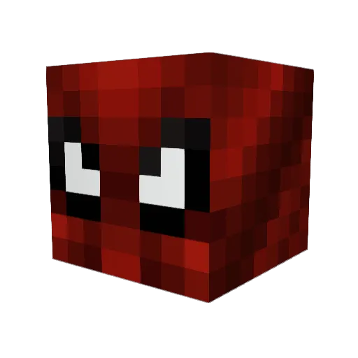 KingKyndall Minecraft avatar head, 3D render