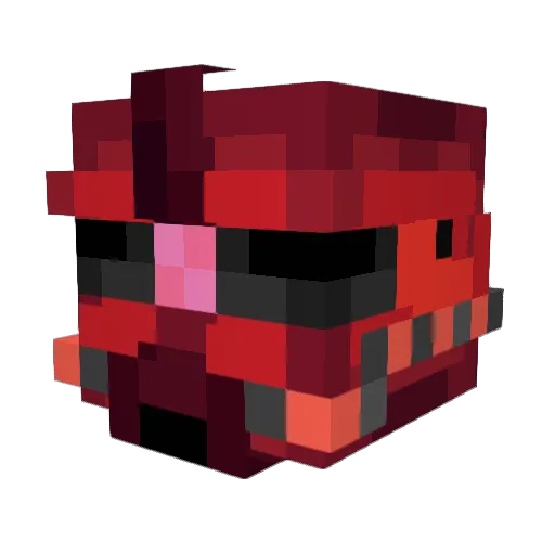 KingLeone Minecraft avatar head, 3D render