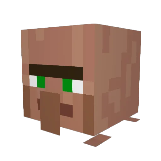 KingLiam12 Minecraft avatar head, 3D render
