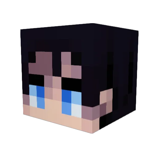 KingLo2005 Minecraft avatar head, 3D render