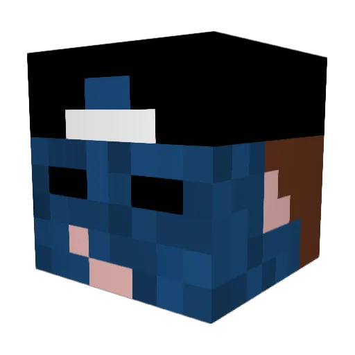 KingLogan99 Minecraft avatar head, 3D render