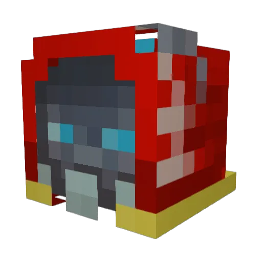 KingLuapIV Minecraft avatar head, 3D render