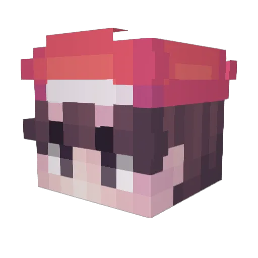 KingMarc95 Minecraft avatar head, 3D render
