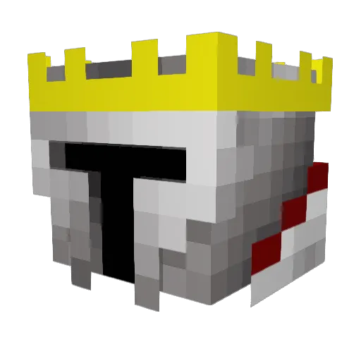 KingMasterCZE Minecraft avatar head, 3D render