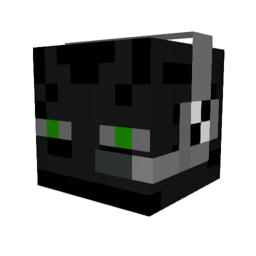 KingMax14 Minecraft avatar head, 3D render