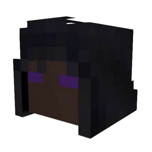KingMcCrazy Minecraft avatar head, 3D render