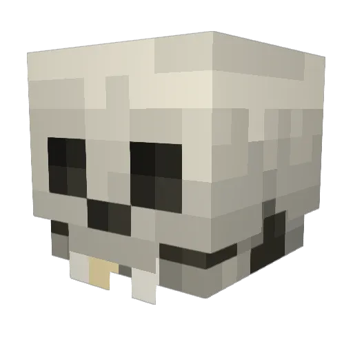 KingMerciful Minecraft avatar head, 3D render